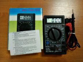 Улучшенный Мультиметр DT-832 (переделан на литий)