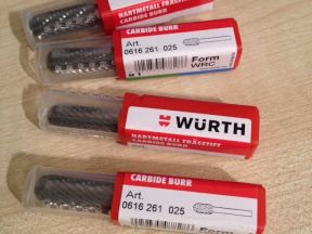 Wurth Бор-фреза сфероцилиндрическая 0616 261 025
