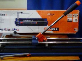 Плиткорез dexell 600mm c запасным роликом новый