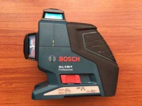 Лазерный нивелир уровень Bosch GLL 3-80 P