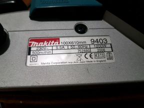 Ленточная шлифовальная машина makita 9403