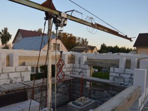 Строительный кран для газобетона