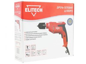 Дрель Elitech Д 550рэ