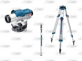 Нивелир оптический bosch GOL 26 D + штатив + рейка