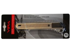 Vira 831309 18мм, нож строительный металлический