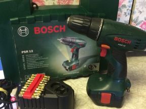 Аккумуляторная дрель-шуруповерт Bosch PSR 12