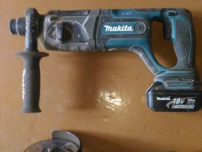 Аккумуляторный перфоратор bhr241 ушм bga452 makita