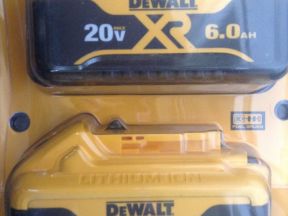 Аккумуляторы DeWalt 20v МАХ 6Ah