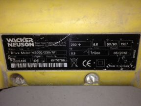 Вибратор глубинный waker neuson m2000 (для бетона