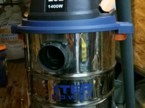 Пылесос строительной dexter 1400w 20L