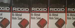 Биметаллические коронки Ridgid 29мм Биметаллические коронки Ridgid 29мм