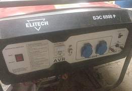 Бензиновый генератор elitech бэс 6500 Р