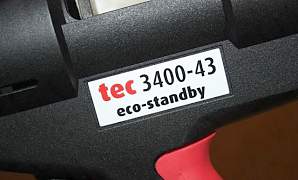 Пистолет термоклеевой TEC 3400-43
