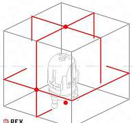 Нивелир лазерный уровень (построитель) REX 2.0 нов
