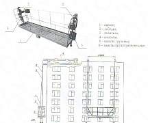 Люлька строительная лэ 150-300 б/у