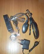 Лупа с подсветкой + держатель плат MG16129-C новая