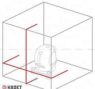 Нивелир лазерный уровень (построитель) kadet нов