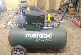 Компрессор Metabo 50л, аэрограф, краскопульт