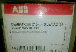 Диф автомат ABB 2-полюсный DSH941R C16 30mA тип ас