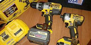 Новый dewalt DCK299 flexvolt (DCD996+DCF887)