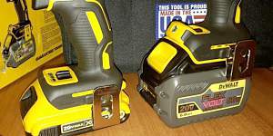 Новый dewalt DCK299 flexvolt (DCD996+DCF887)