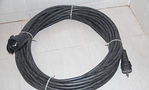 Удлинитель Силовой резиновый 30 метров (кабель кг)