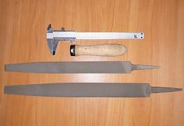 Напильники с ручкой, новые, СССР (2 шт.)