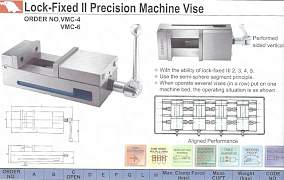 Тиски прецизионные Vertex VMC-6