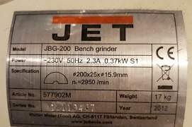 Заточной станок Jet JBG-200 с приспособлениями