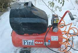 Электрокомпрессор Fini ciao 25/1850 в рабочем сост
