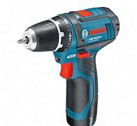 Дрель шуруповерт Bosch GSR 12V-15 2.0Ач х2 кейс