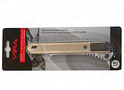 Vira 831309 18мм, нож строительный металлический Vira 831309 18мм, нож строительный металлический