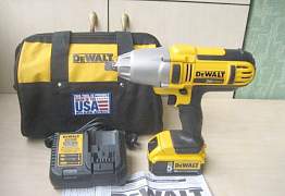 Аккумуляторный ударный гайковерт dewalt