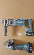 Аккумуляторный перфоратор bhr241 ушм bga452 makita