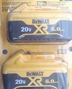 Аккумуляторы DeWalt 20v МАХ 6Ah