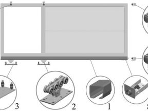 Комплект для откатных ворот