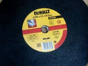 Диск отрезной по металлу Dewalt DT 3450