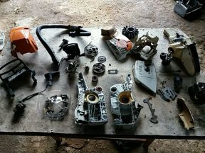 Бензопилы Stihl MS 260, 360, 362, 460 в разборе на