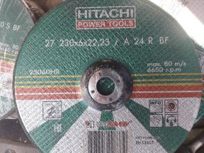 Диски шлифовальные по металлу hitachi