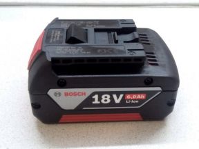 Аккумулятор Bosch 18V, 6 Аh