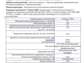 Пожарная мотопомпа мп-13/80 &quot;Гейзер 1200&quot; Лот №2