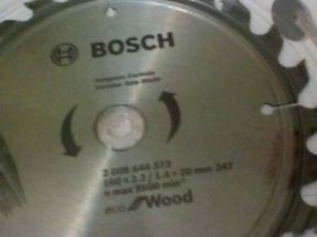 Диск пильный bosch