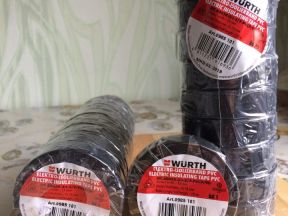 Изолента wurth 15мм х 10м, скотч 2 - сторонний