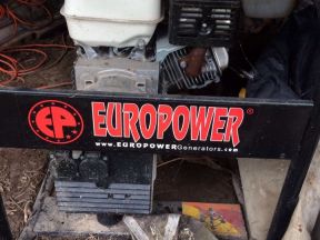 Генератор Europower EP 4100. Мощность до 4 кВа, 16