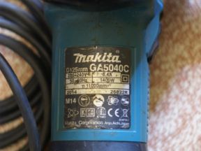 Makita GA5040C + Westfalia шлифмашинка орбитальная