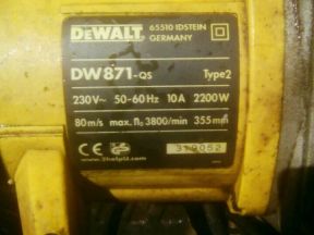 Dewalt DW 871 QS