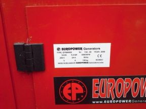 Бензиновый электрогенератор europower EPS6000E