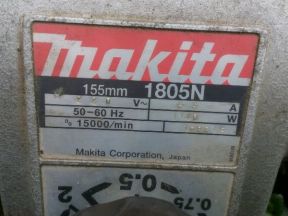 Электрорубанок makita 1805N