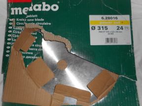 Диск пильный metabo 315мм, новый