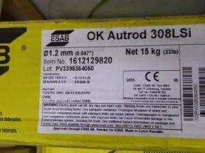 Сварочная проволока esab 308lsi и 309 lsi 1.2